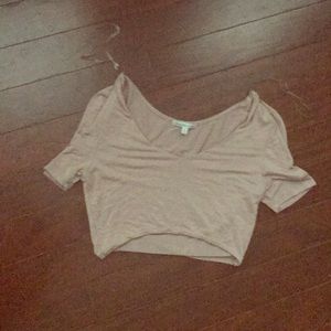 A purpleish grayish top